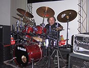 steve and drum kit Butlins